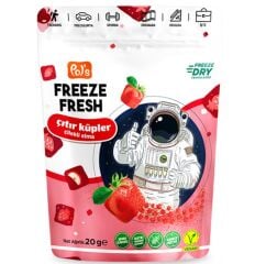 Pol’s Freeze Fresh Çıtır Küpler Çilek Elma 20 Gr