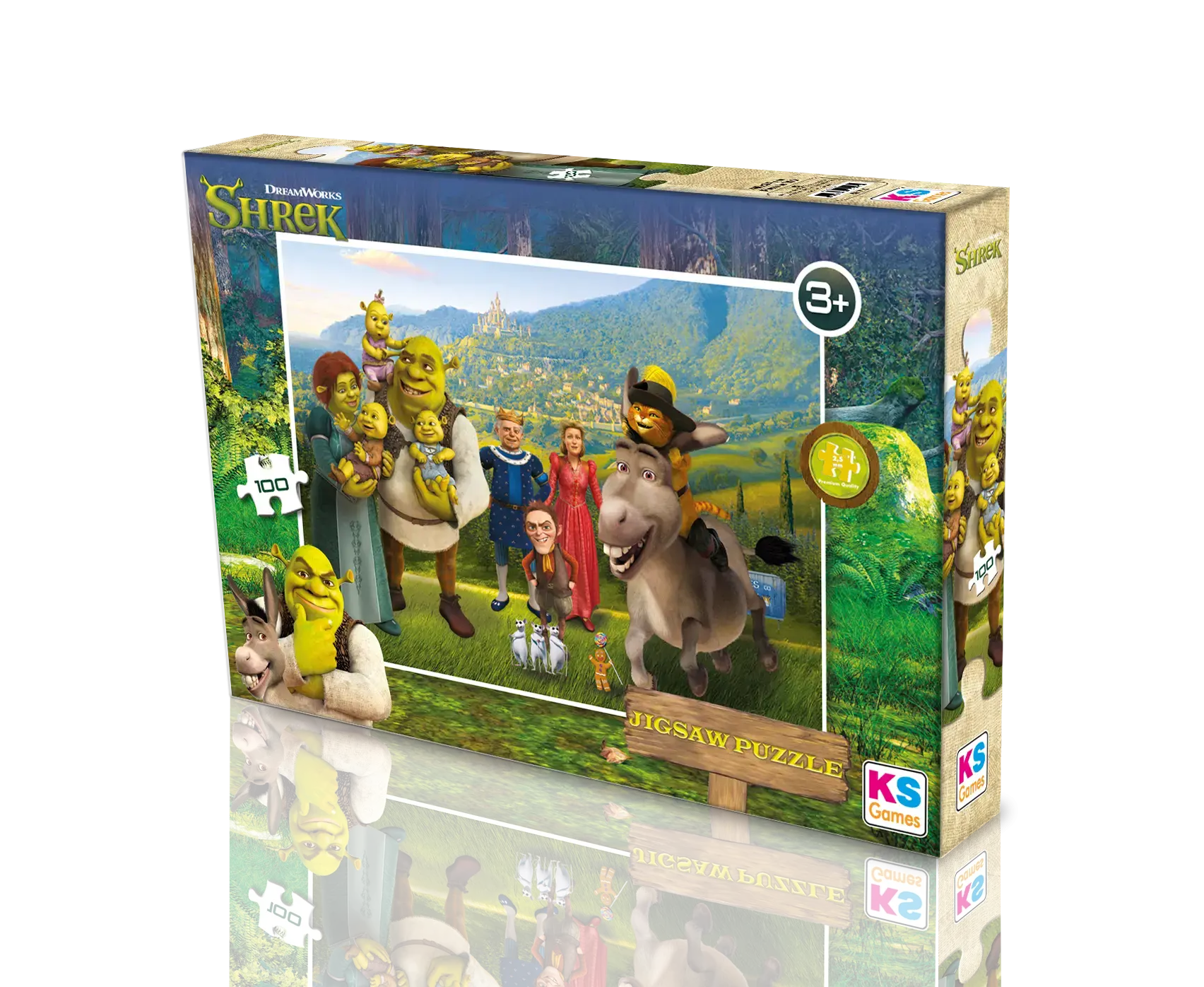 100 Parça Puzzle: Shrek