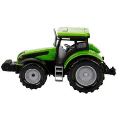 İş Araçları Serisi Sürtmeli Sesli Işıklı Traktör - Yeşil