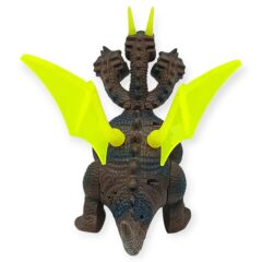 3 Başlı Mitolojik Ejderha - Pilli Yerde Gezen Sesli Figür - WH-3010