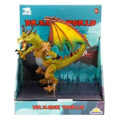 Standlı Ejderha Figürü  13 cm - Yeşil