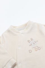 Bistyle Tulum Kadife I Love Daddy 15125 Açık Bej