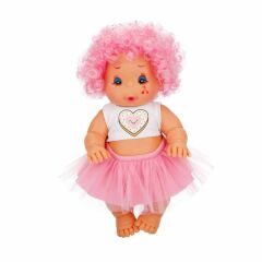 Afro Et Bebek Kıvırcık Saçlı - Pembe