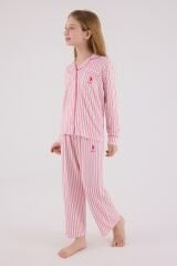 U.S. Polo Assn Gömlek Pijama US2326-4 Fuşya