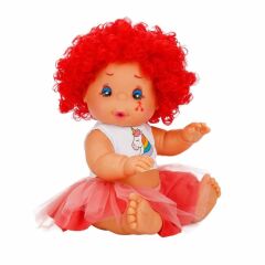 Afro Et Bebek Kıvırcık Saçlı - Kırmızı
