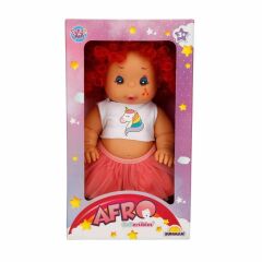 Afro Et Bebek Kıvırcık Saçlı - Kırmızı