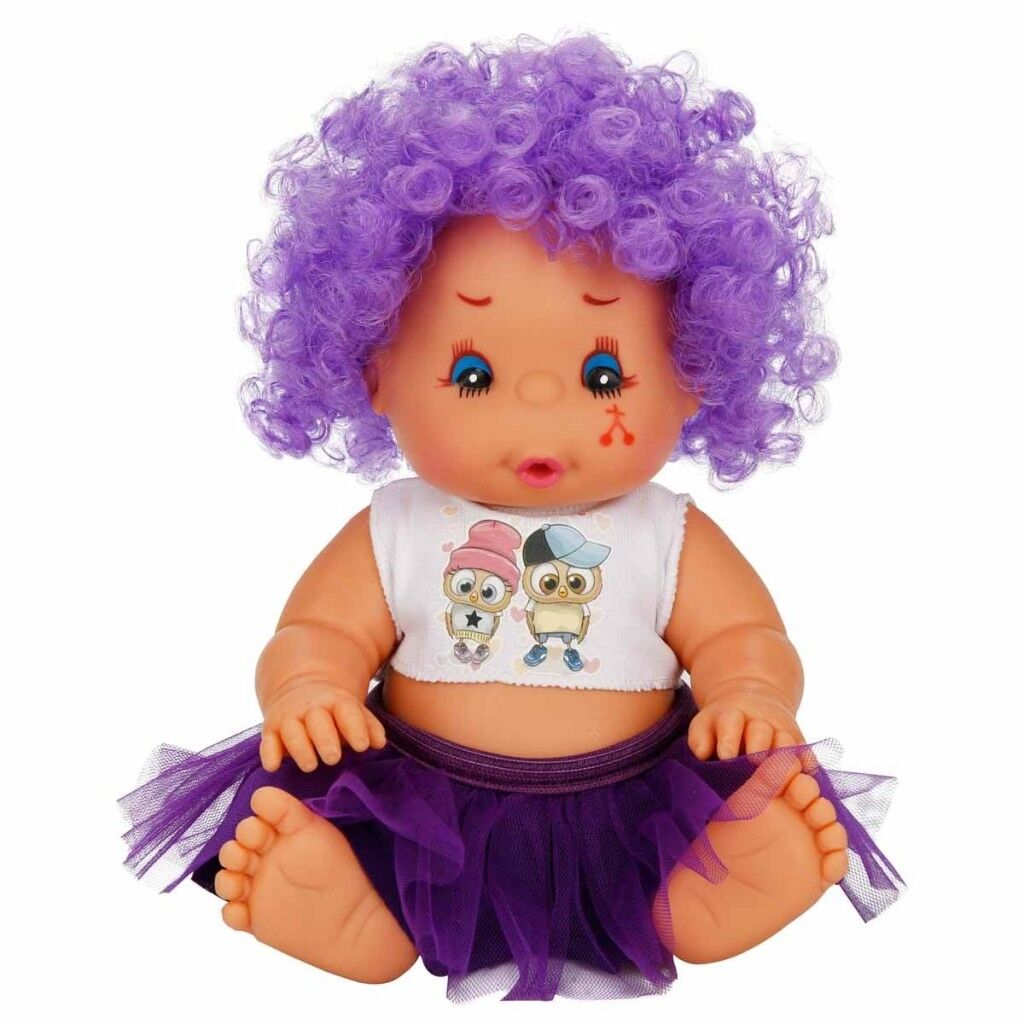 Afro Et Bebek Kıvırcık Saçlı - Mor