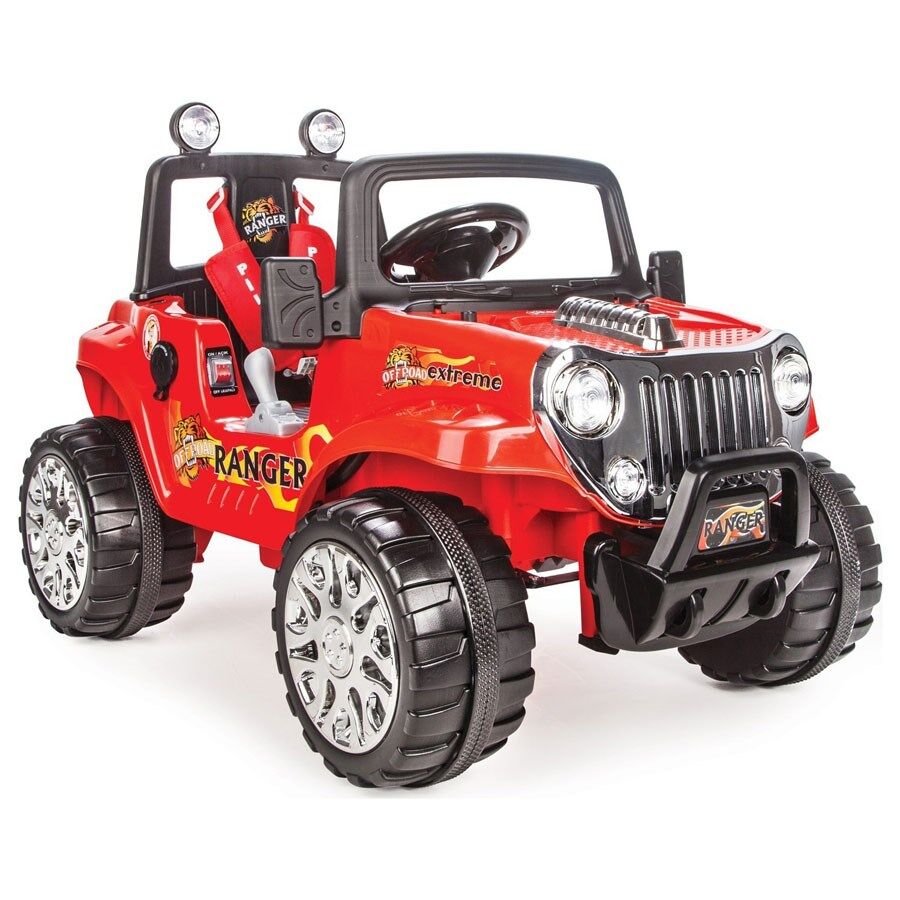 Pilsan Ranger 12v Uzaktan Kumandalı Akülü Araba-Kırmızı