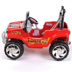 Pilsan Ranger 12v Uzaktan Kumandalı Akülü Araba-Kırmızı