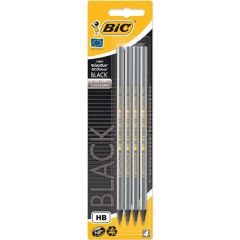 Bic Eco Evolution Black Kurşun Kalem 4Lü