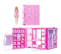 Barbie'nin Rüya Gardırobu ve Bebek Oyun Seti HXD58