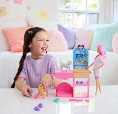 Barbie Veteriner Kliniği Bebek Aksesuarları JFX93