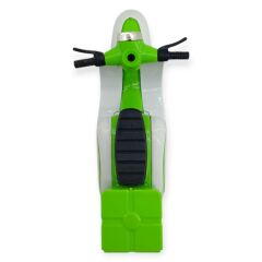 Çek Bırak Metal Vespa Motor 12 Cm - FY361A-12D-YEŞİL