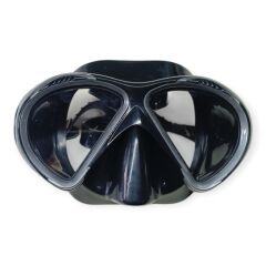 Star Diving Temper Camlı Dalış Maskesi Yetişkin - 51706-SİYAH