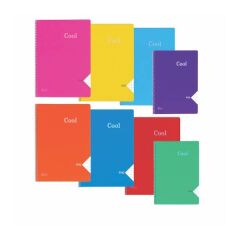 Keskin A4 60 Yp.Çizgili Pp Kp.Spiralli Cool Defter