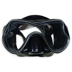 Star Diving Temper Camlı Dalış Maskesi Yetişkin - 51709-SİYAH