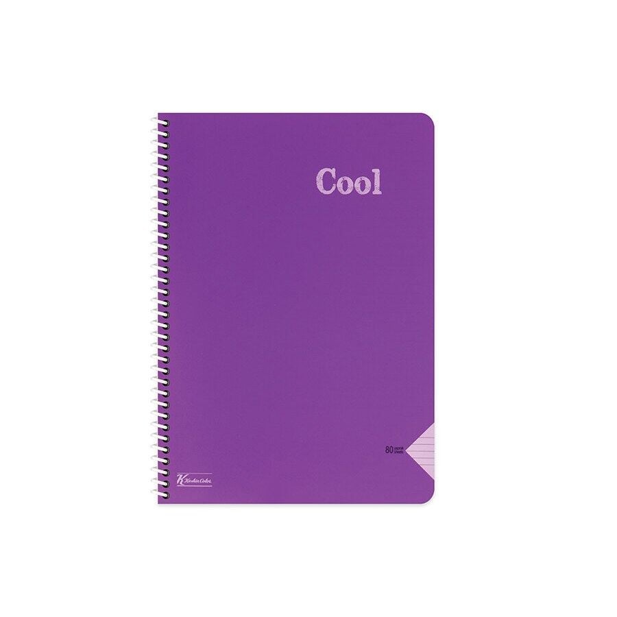 Keskin A4 40 Yp. Kareli Pp Kp.Spiralli Cool Defter