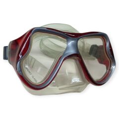 Star Diving Temper Camlı Dalış Maskesi Yetişkin - 51710-KIRMIZI
