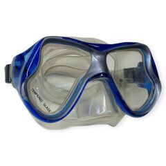Star Diving Temper Camlı Dalış Maskesi Yetişkin - 51710-MAVİ