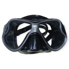 Star Diving Temper Camlı Dalış Maskesi Yetişkin - 51710-SİYAH