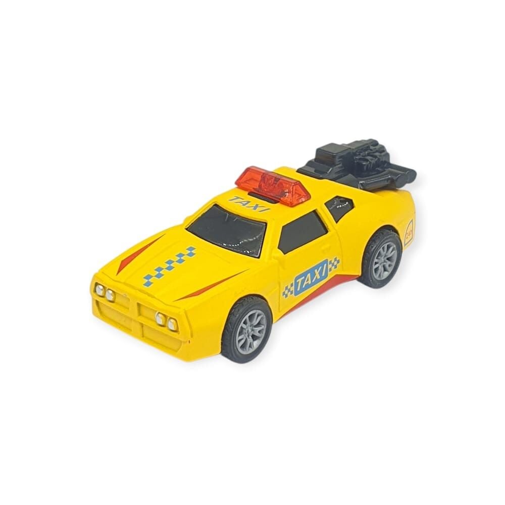 Çek Bırak Metal Küçük Arabalar 8 cm - SH40031 - Sarı Taxi