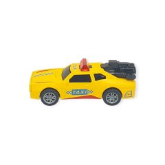 Çek Bırak Metal Küçük Arabalar 8 cm - SH40031 - Sarı Taxi