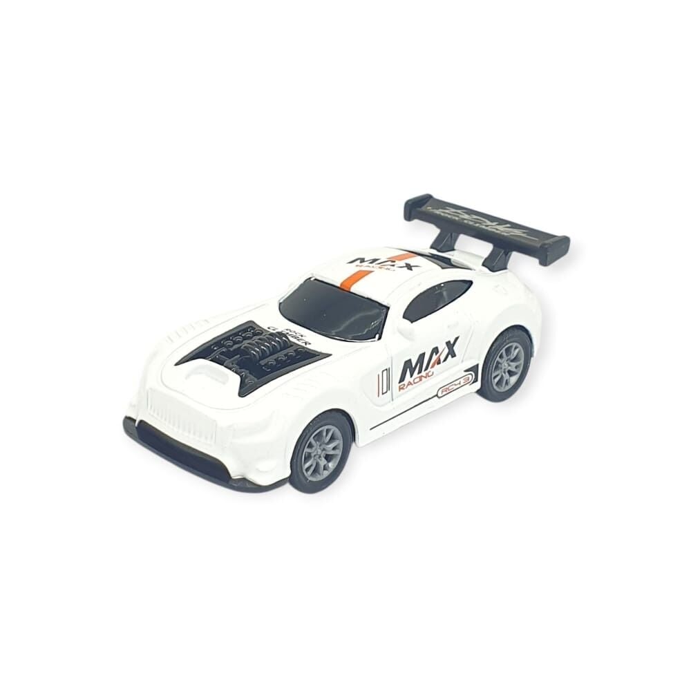 Çek Bırak Metal Küçük Arabalar 8 cm - SH40031 - Beyaz Spor Araba