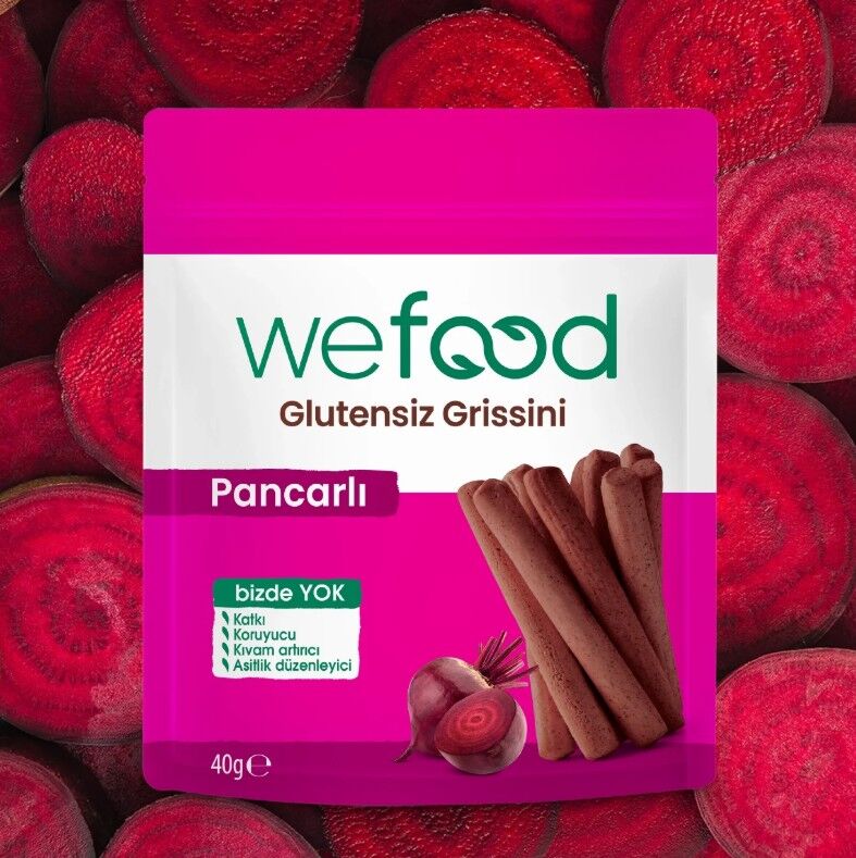 Wefood Kids Organik Pancarlı Grissini 40 Gr