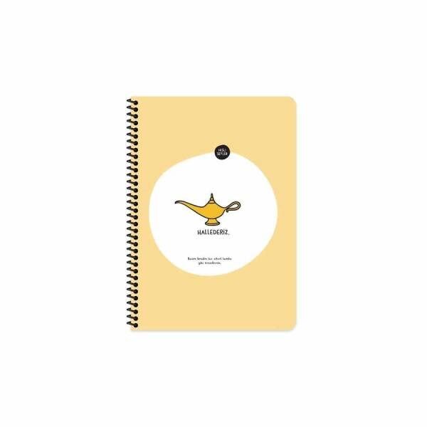 Hisli Şeyler A4 80Yp.Kar.Spr.Stickerli Defter - Ha
