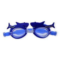 Çocuk Yüzücü Gözlüğü Silikon Taşıma Çantalı Köpek Balığı - 9014