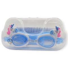 Çocuk Yüzücü Gözlüğü Silikon Taşıma Çantalı Köpek Balığı - 9014