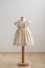 Tongs Baby Bebek Elbise 3944 Bej