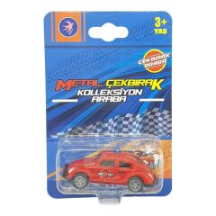 Çek Bırak Metal Küçük Arabalar 8 cm - SH40031 - İtfaiye Vosvos