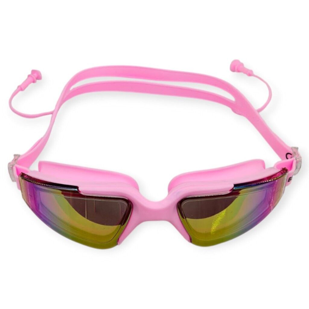 Yüzücü Gözlüğü Silikon Kulaklıklı PEMBE - 1710