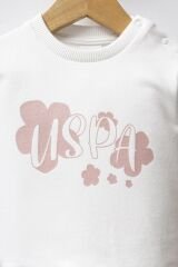 U.S. Polo Assn 2 li Takım USB2769 Beyaz-Pudra