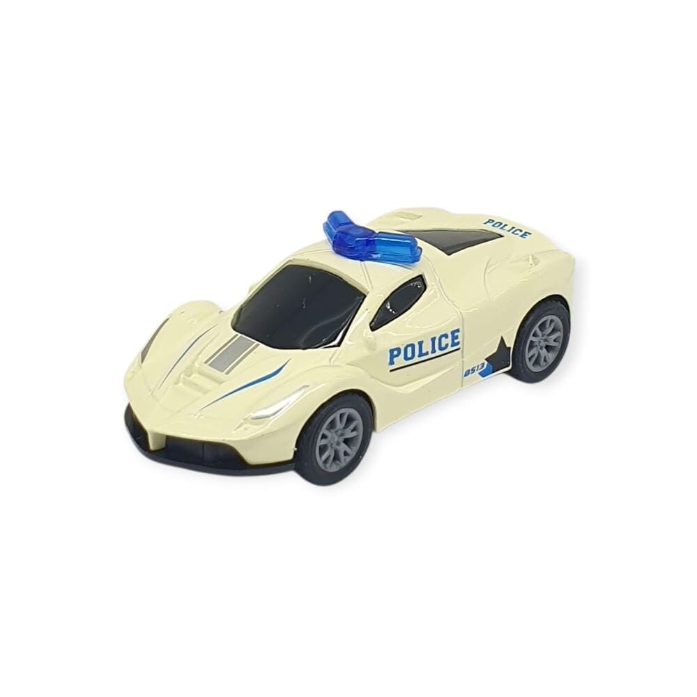 Çek Bırak Metal Küçük Arabalar 8 cm - SH40031 - Spor Polis Arabası