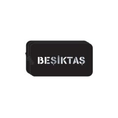 Beşiktaş Kaligrafik Baskılı Siyah Kalem Çantası
