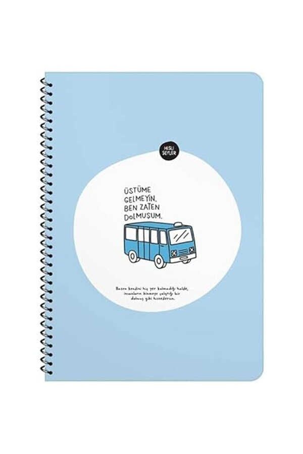 Hisli Şeyler A4 80Yp.Çiz.Spr.Stickerli Defter - Di