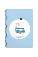 Hisli Şeyler A4 80Yp.Çiz.Spr.Stickerli Defter - Di