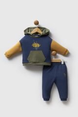 U.S. Polo Assn 2 li Takım USB2573 İndigo Hardal