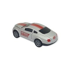 Çek Bırak Metal Küçük Arabalar 8 cm - SH40031 - Gri Spor Araba