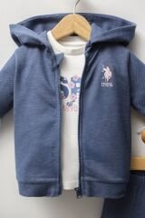 U.S. Polo Assn 3'lü Takım USB2778 Mavi