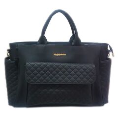 M&Y Athena Deri Anne Bebek Bakım Çantası 7110 Siyah