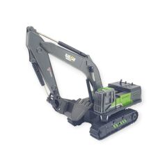 Metal İş Makinası Excavator - Tekerlekli 26cm - 601-4