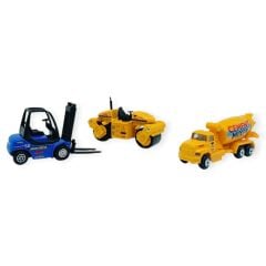İş Makinaları Serisi - 3 lü Metal İnşaat Serisi -1