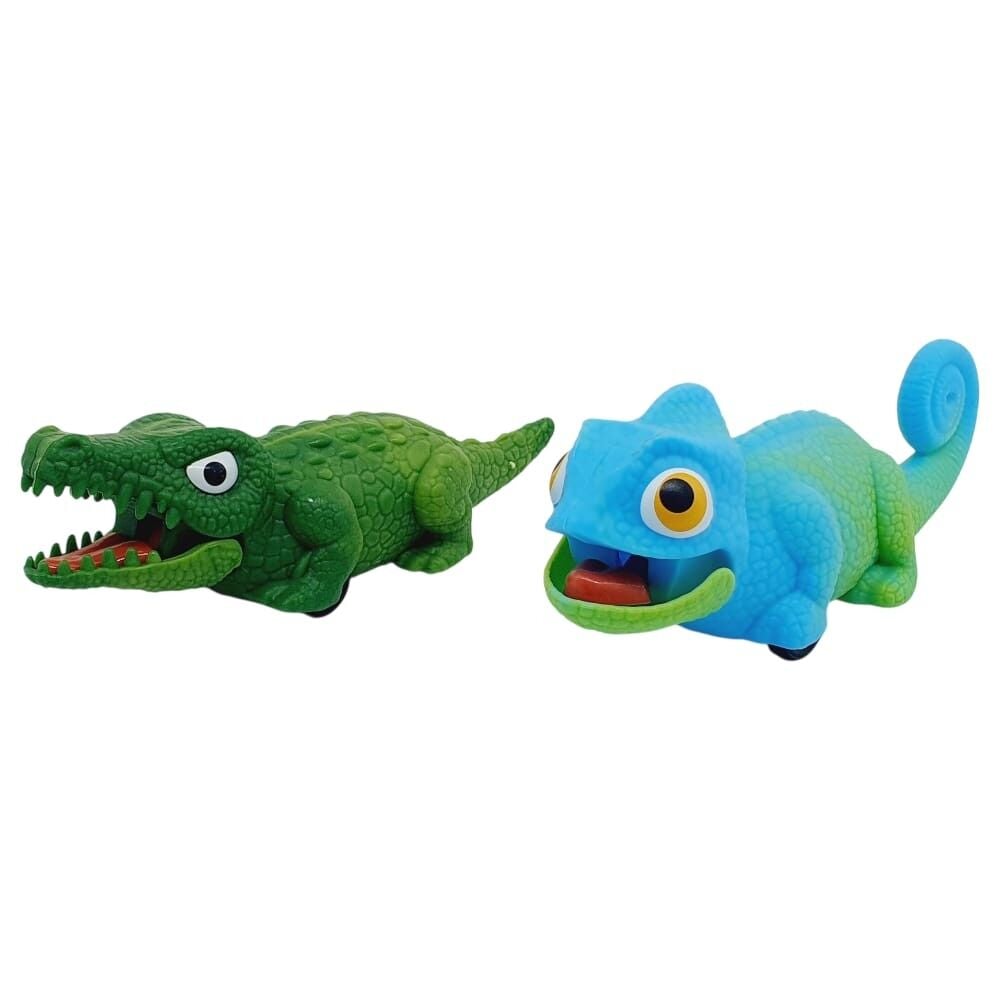 Sürtmeli Sürüngen Hayvanlar 2'li - Timsah & İguana