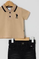 U.S Polo Bebek 2'Li Takım USB2626 Bej