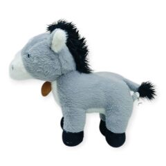 Peluş Hayvanlar Sesli 30 cm At - Gri