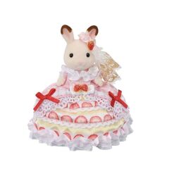 Sylvanian Familie Doğum Günü Çilekli Pasta Elbises