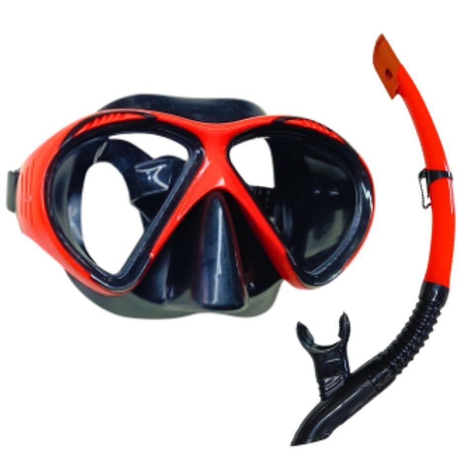 Star Diving Dalış Maskesi ve Snorkel Yetişkin - 51711-KIRMIZI